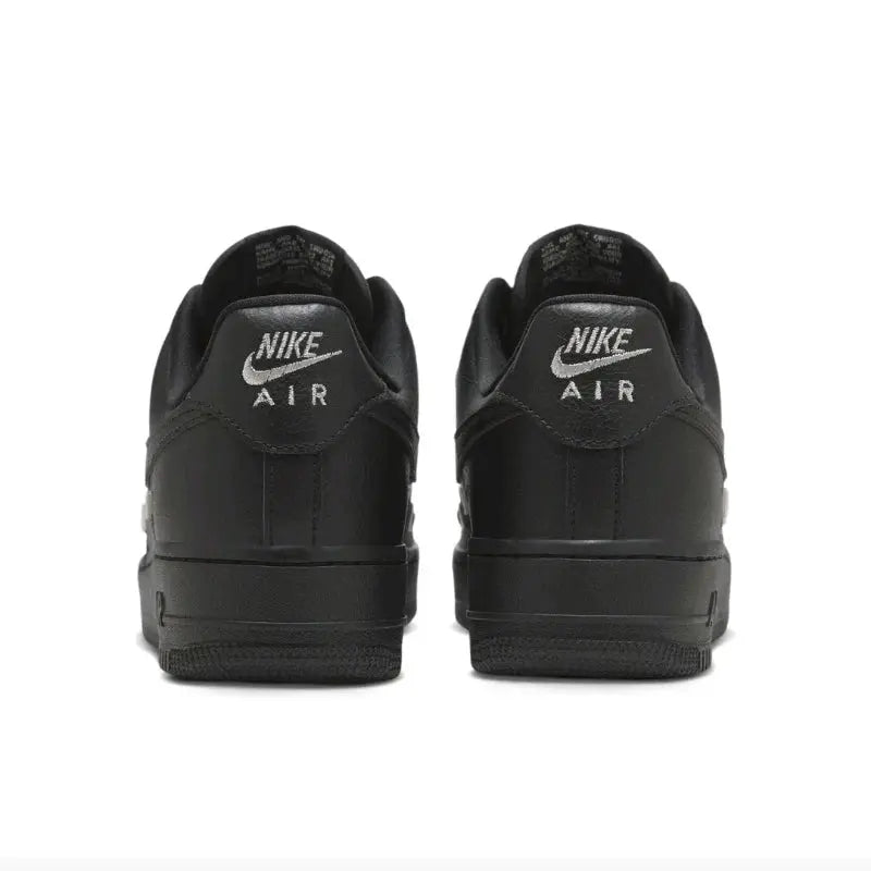 Nike Air Force 1 Men's and Women's Skateboarding Shoes, Lightweight, Retro Style, Air Cushion, Durable, Non Slip Sneakers, Black - Chicchar Fashion