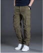 Cotton Cargo Pants Men's Loose