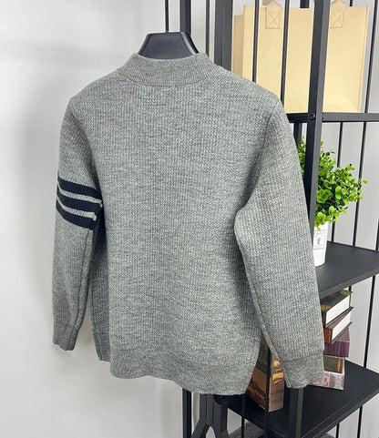 Men's Knit Velvet Cardigan Chicchar Fashion