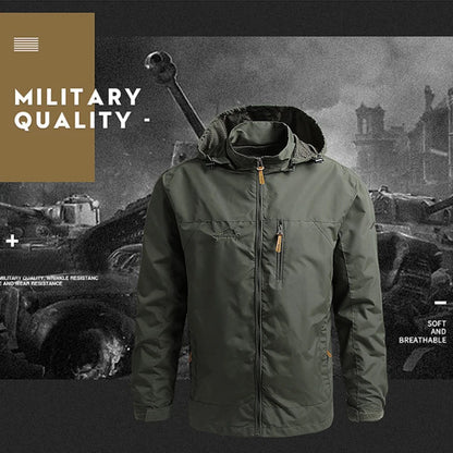 Men's Polyester Tactical Coat