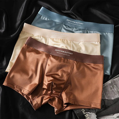 Ice Silk Satin Men's Boxers Chicchar Fashion