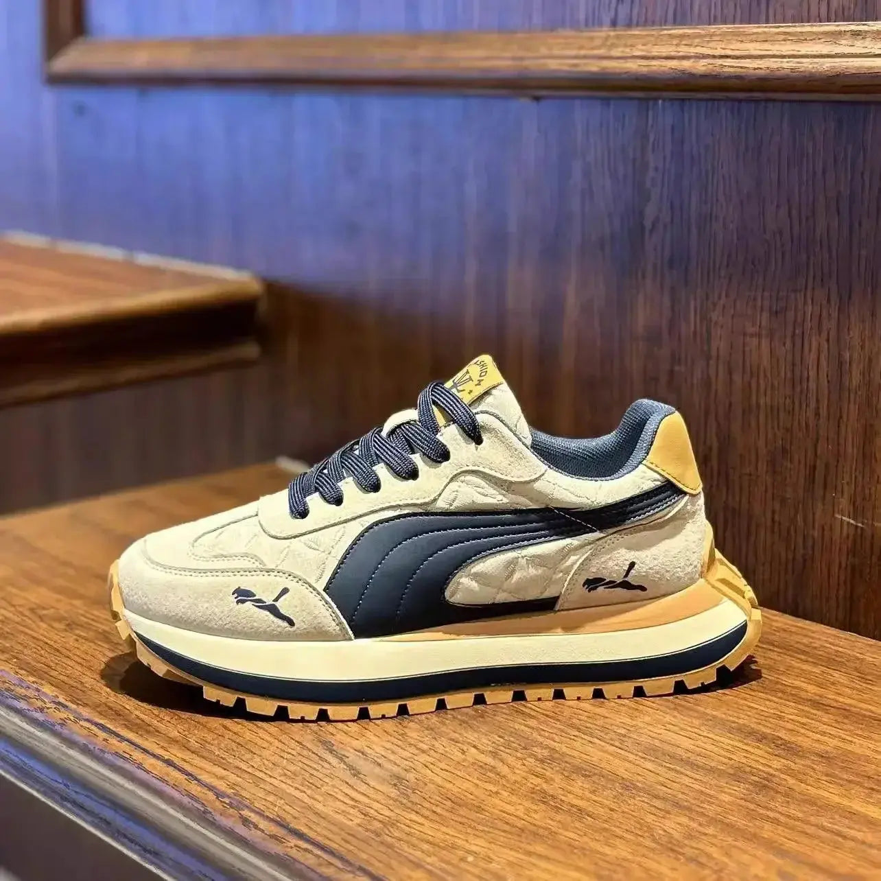 Casual Shoes Men's Sports Shoes Summer Casual Thick Soled Men's Shoes Soft and Comfortable Non-slip Outdoor Fashion Board Shoes - Chicchar Fashion