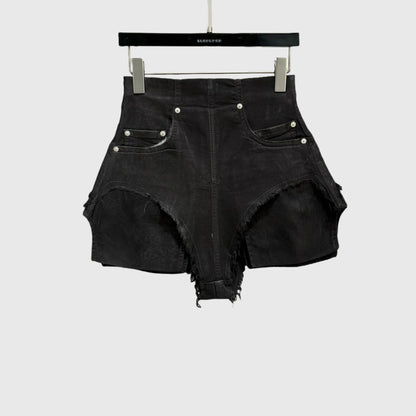 Spicy Denim Shorts Mid Waist