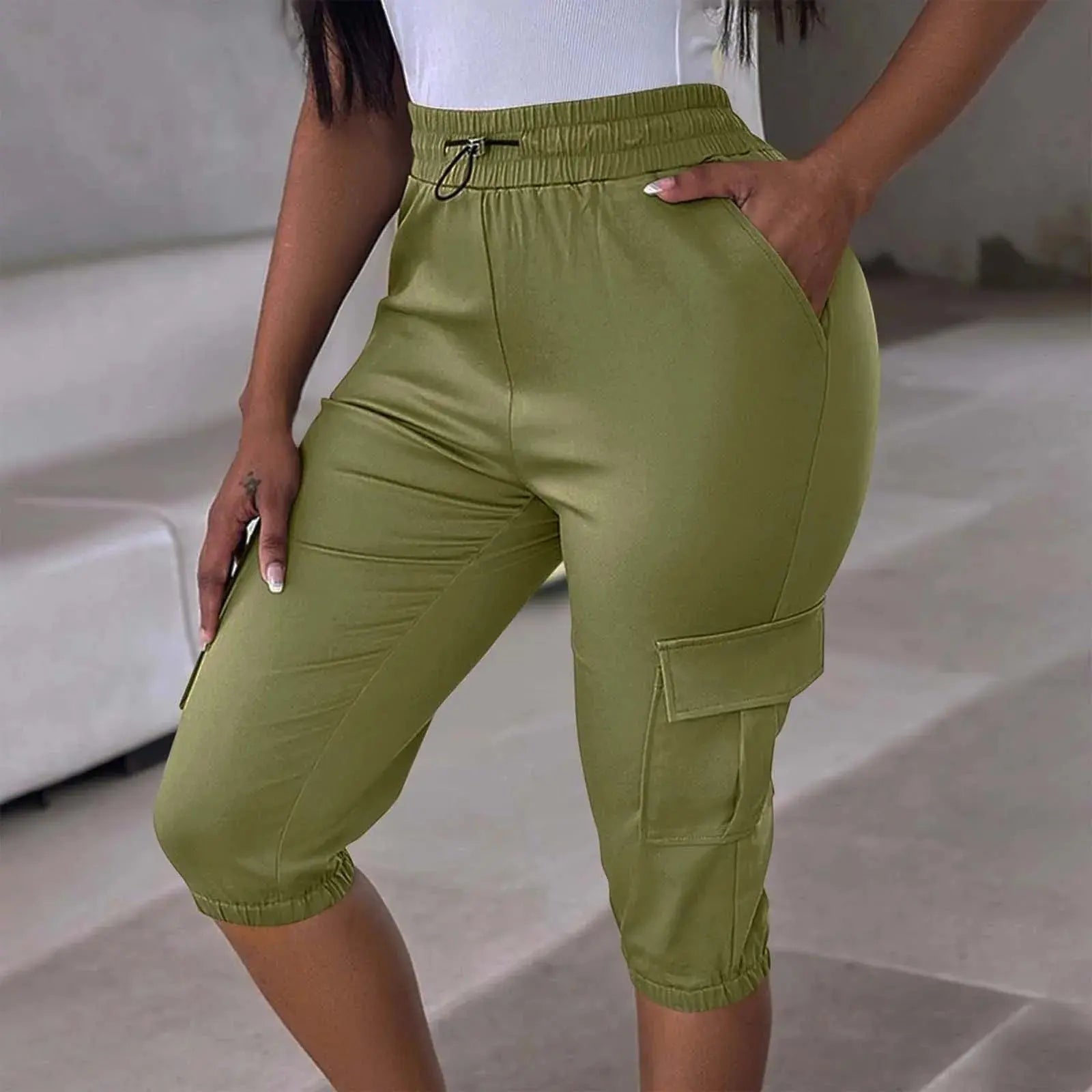 Cozy Women's Slim Fit Capris - Chicchar Fashion