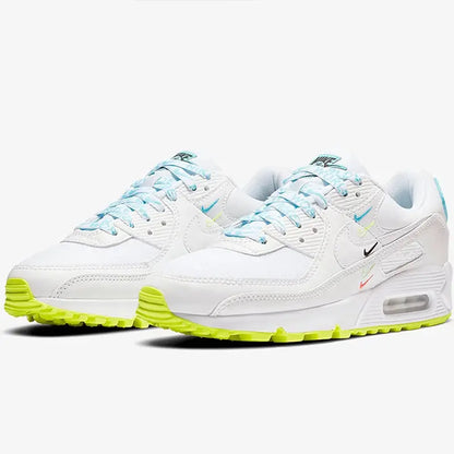 Nike genuine AIR MAX 90 men's and women's low top cushioned sports casual shoes CK7069-100 - Chicchar Fashion