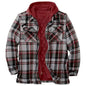 Plaid Hooded Jacket Warm