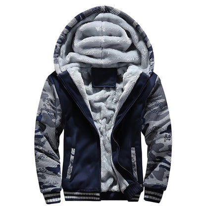Camouflage Fleece Winter Coat