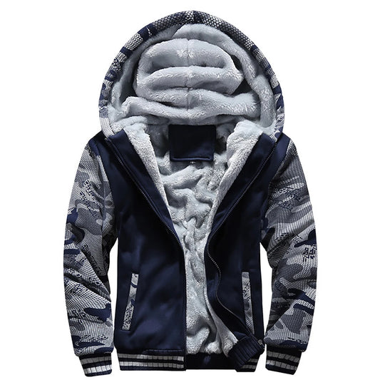 Camouflage Fleece Winter Coat