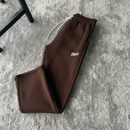 Men Retro High-Waist Pants