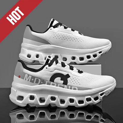 Marathon Men Sports Running Shoes Air Cushion Breathable Lightweight Male Comfortable Athletic Casual Sneakers Hiking Outdoor - Chicchar Fashion