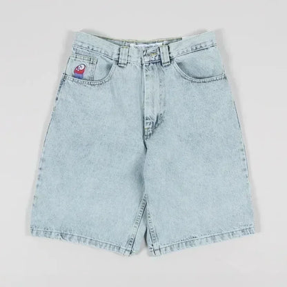 Skateboard Denim Wide Shorts