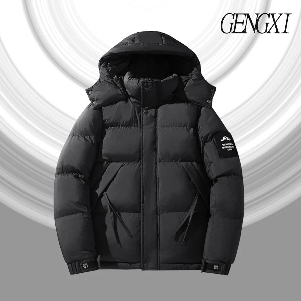 Detachable Hood Cotton Jacket