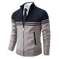Men's Fleece Zip Stand Collar Chicchar Fashion