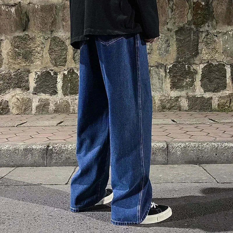 Korean Loose Straight Jeans