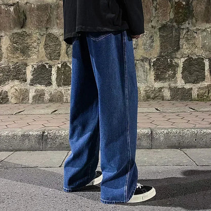 Korean Loose Straight Jeans