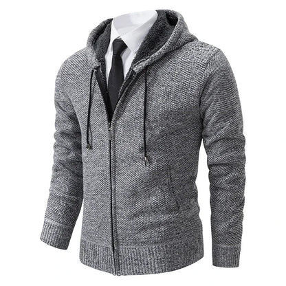 Stand Collar Fleece Cardigan Chicchar Fashion
