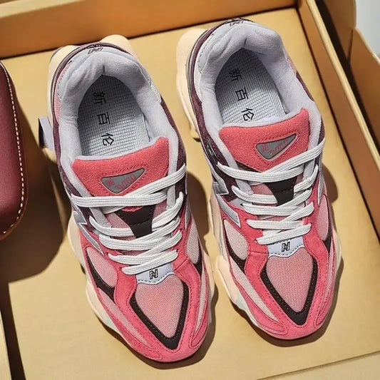 9060 Retro Running Shoes - Unisex Couple, Trendy Patchwork, Autumn/Winter Warm versatile - Chicchar Fashion