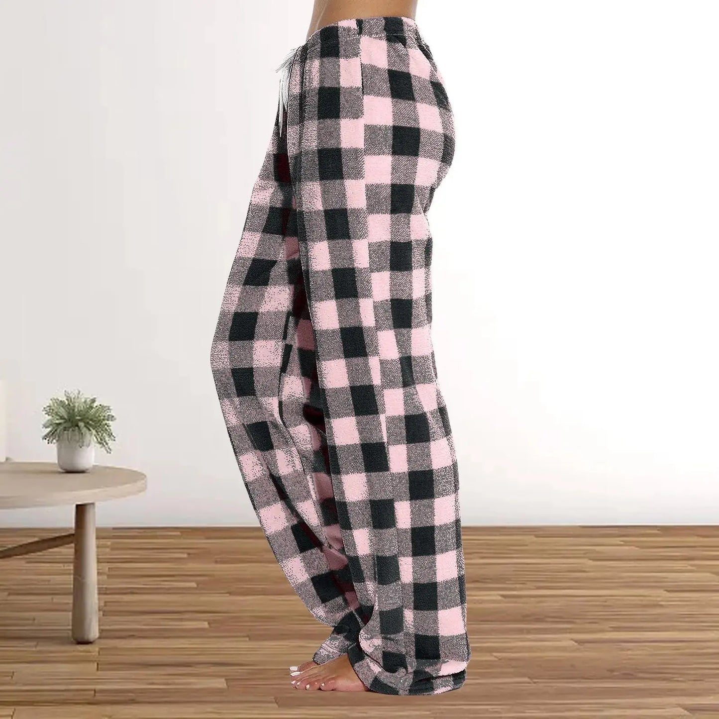 Cozy Plaid Pajama Pants - Chicchar Fashion