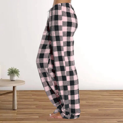 Cozy Plaid Pajama Pants - Chicchar Fashion