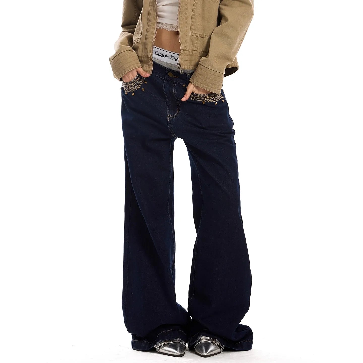 Y2K High-Waist Baggy Jeans