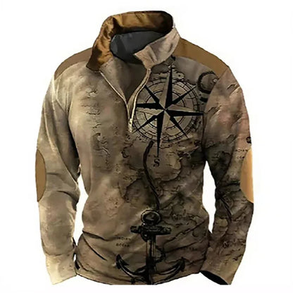 Men's 3D Polyester Long Sleeve