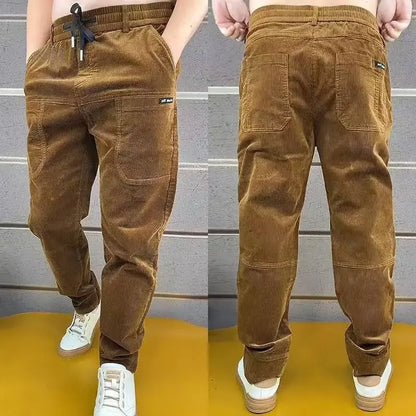 Stylish Men's Corduroy Trousers - Chicchar Fashion