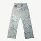 Y2K Denim Baggy Straight Jeans