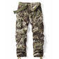 Camo Cargo Straight Leg Pants