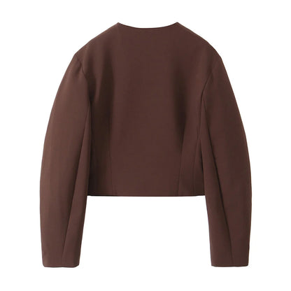 Polyester Short Jacket & Skirt