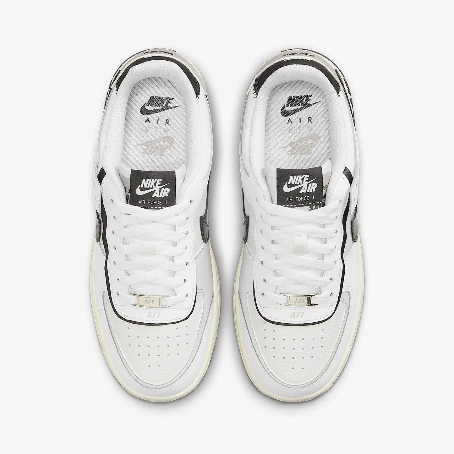 Nike Genuine Air Force 1 Shadow Women's Platform Sneakers DZ1847-110 - Chicchar Fashion