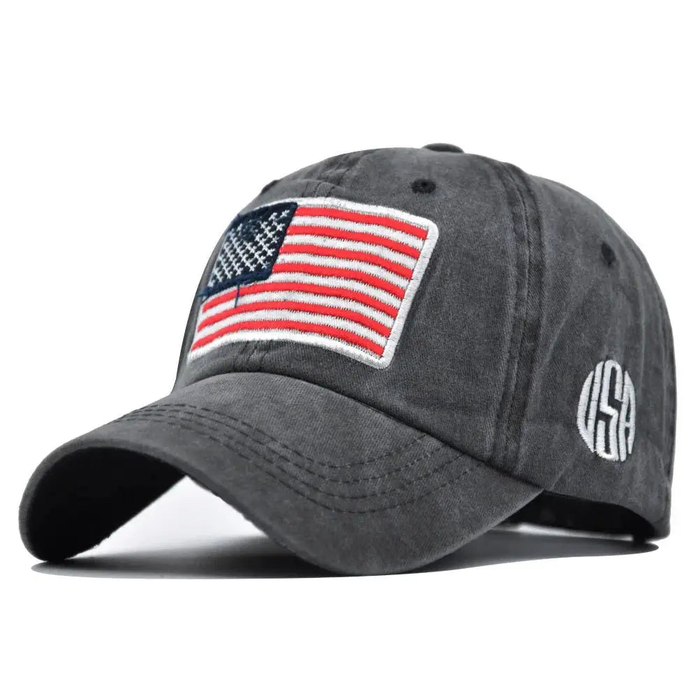 Retro USA Flag Baseball Cap - Chicchar Fashion