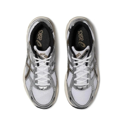 Asics  Practical Retro Versatile Comfortable Daily Low Top Running Shoes Men's White Brown 1201A256-113 - Chicchar Fashion