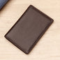 LuxeGuard: Men's Custom RFID Leather Wallet