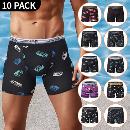 Men's Polyester Spandex Boxers Chicchar Fashion