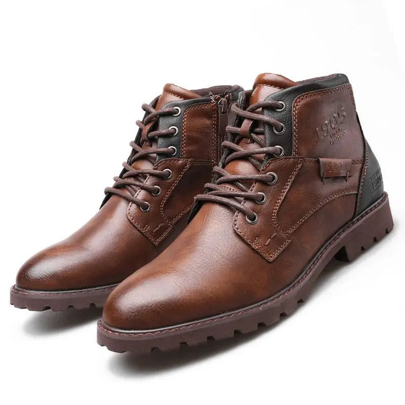Men's PU Ankle Boots EVA Sole Chicchar Fashion