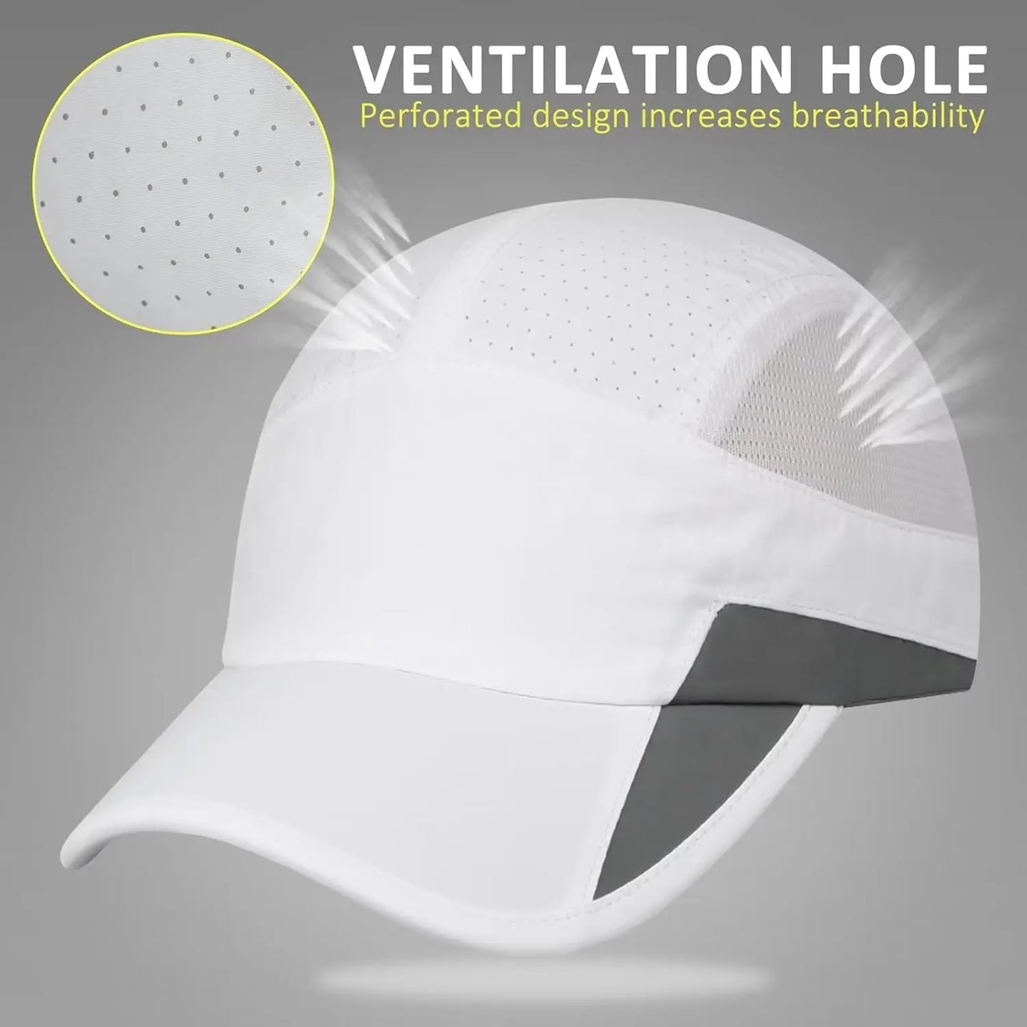 Reflective Quick-Dry Cap