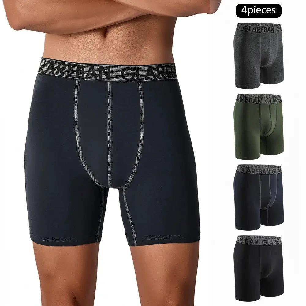 Cotton Spandex Boxer 4-Pack Chicchar Fashion