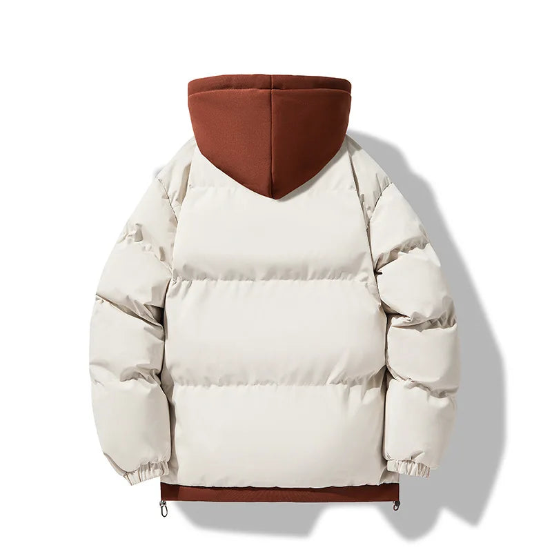 Men's Hooded Thick Cotton Coat