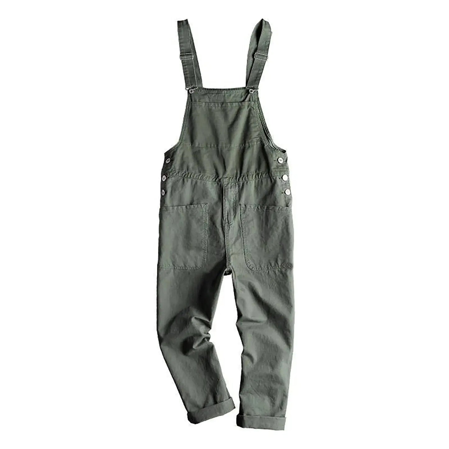 Men's Relaxed Fit Cargo Overalls - Chicchar Fashion