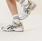 Asics Trendy Cushioned Comfortable Versatile Low Cut Casual Running Shoes for Both Men and Women in Gold Silver and Black - Chicchar Fashion