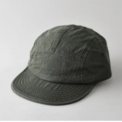 Five-Panel Polyester Flat Cap
