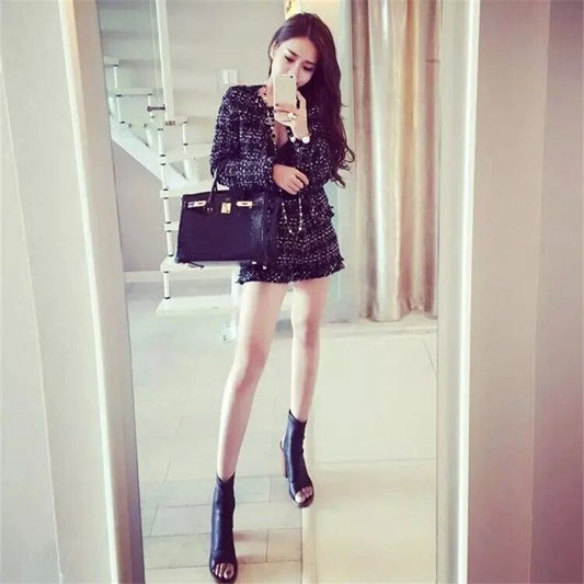 Tweed Wool Two-Piece Set