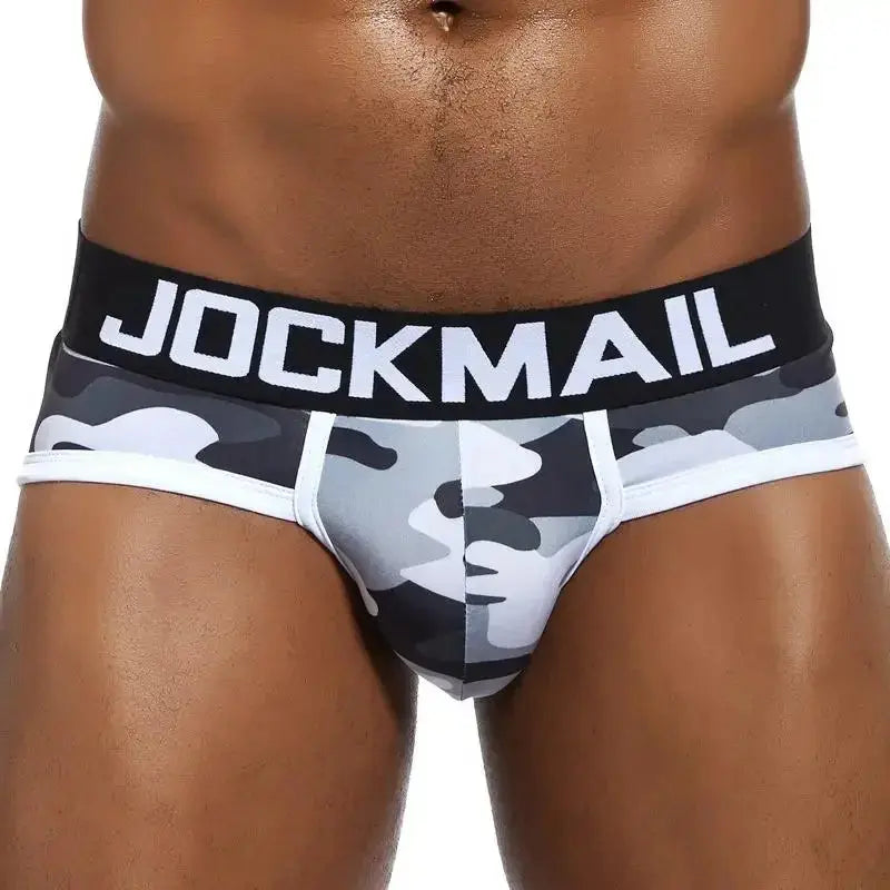 Men Plaid Polyester Briefs Chicchar Fashion