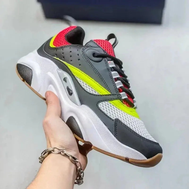 New High Quality B22 Mesh Breathable Shock Absorption Anti-Slip Lightweight Low Cut Unisex Casual Sports Shoes Summer Season Cot - Chicchar Fashion