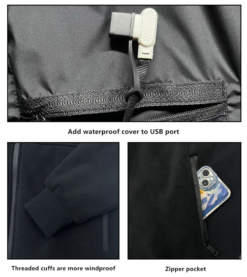 8-Zone Heated Fleece Jacket