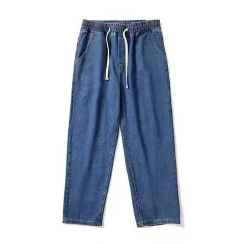 Wide Leg Denim Cargo Jeans
