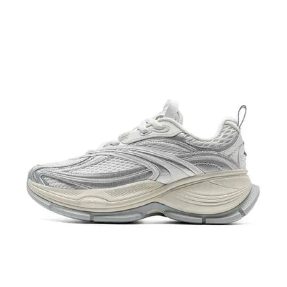 Xtep Basque 2 Casual Shoes for Women Height-increasing Mesh Cushioning Retro Millennium Daddy Female Shoes 875218320013 - Chicchar Fashion