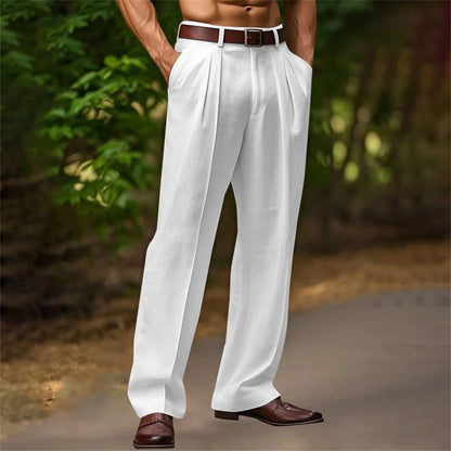 Men's Linen Stand-Pocket Pants