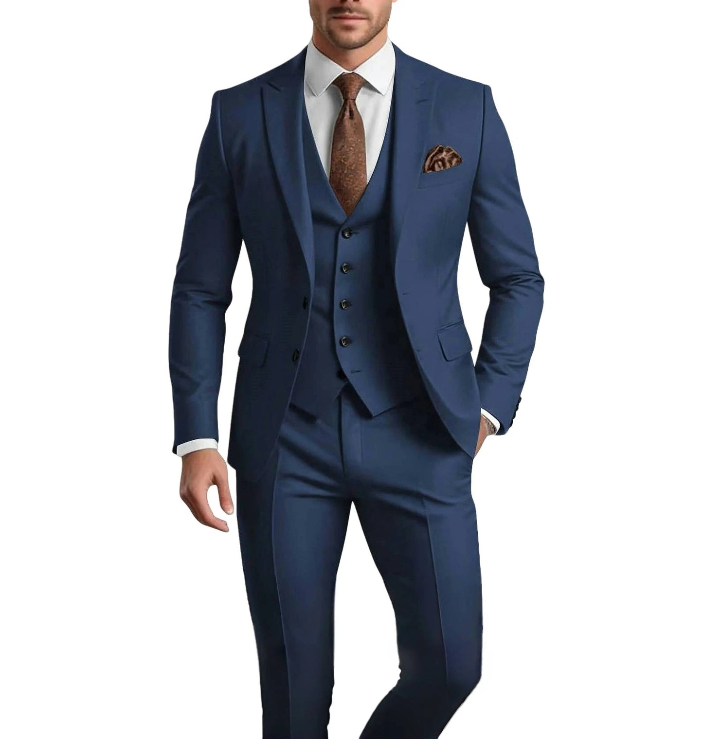 Polyester Twill 3-Piece Tuxedo