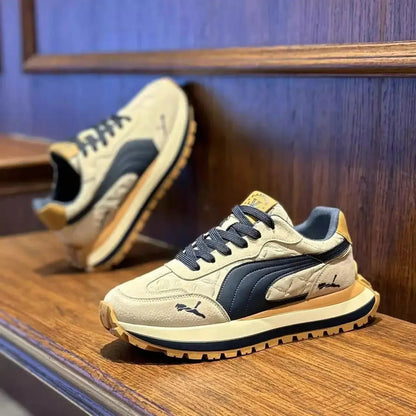 Casual Shoes Men's Sports Shoes Summer Casual Thick Soled Men's Shoes Soft and Comfortable Non-slip Outdoor Fashion Board Shoes - Chicchar Fashion